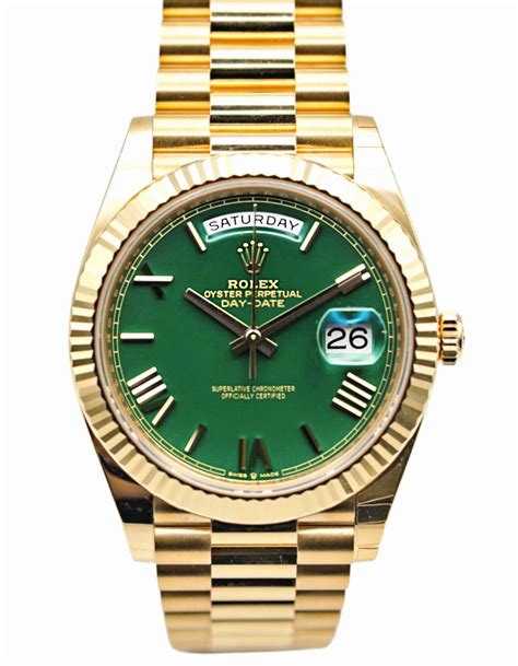 green yellow rolex|rolex yellow gold 40mm.